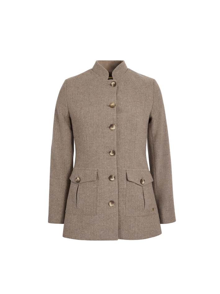 Fairfax and Favor Eliza Jacket in Driftwood Wool.png