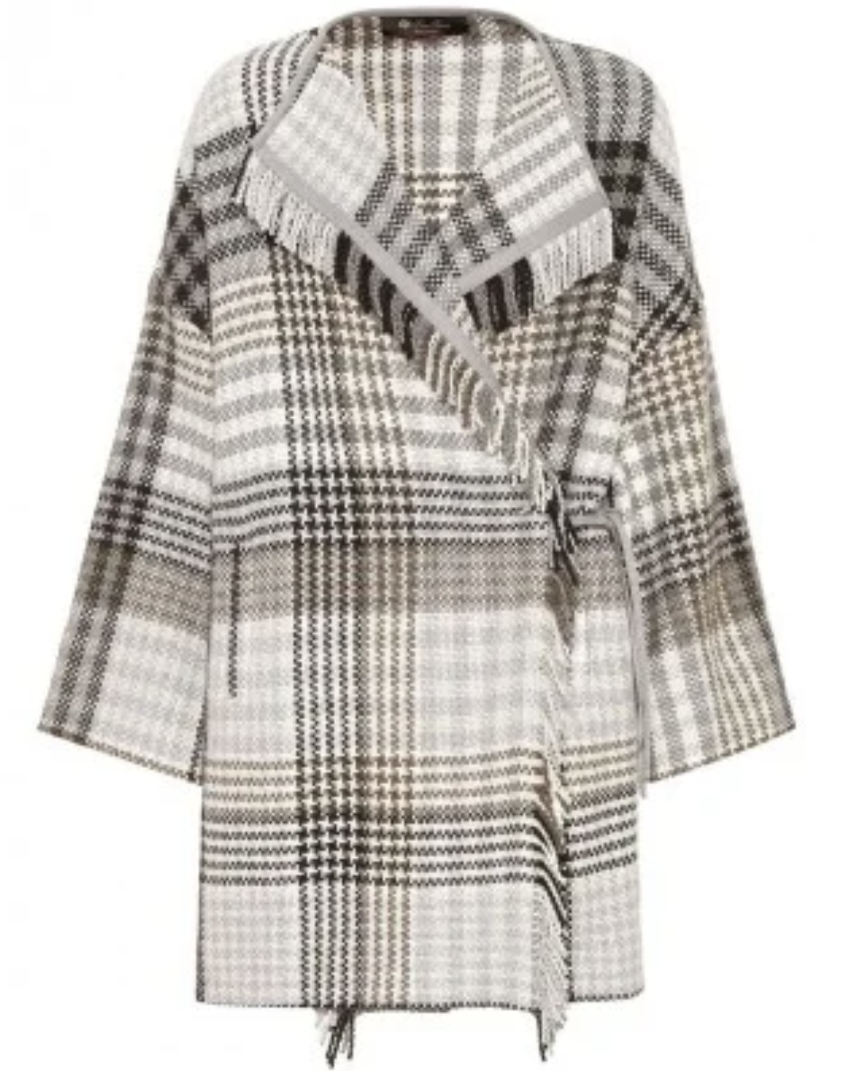 Loro Piana Leather Trimmed Cashmere Jacket