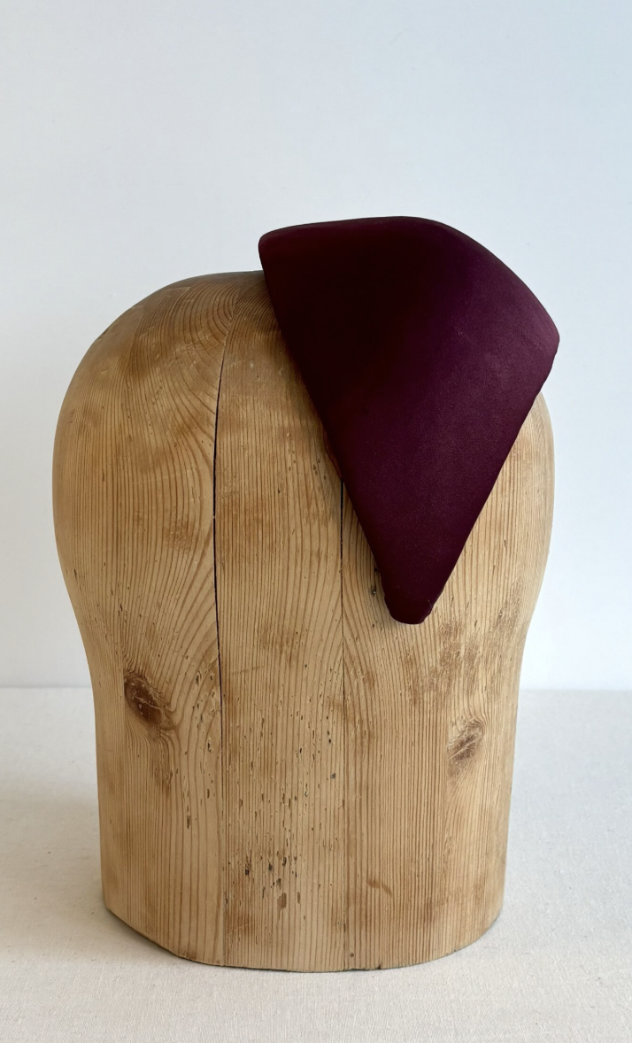 Katrin Cecilia Jacobsen Sally Headband in Burgundy Felt