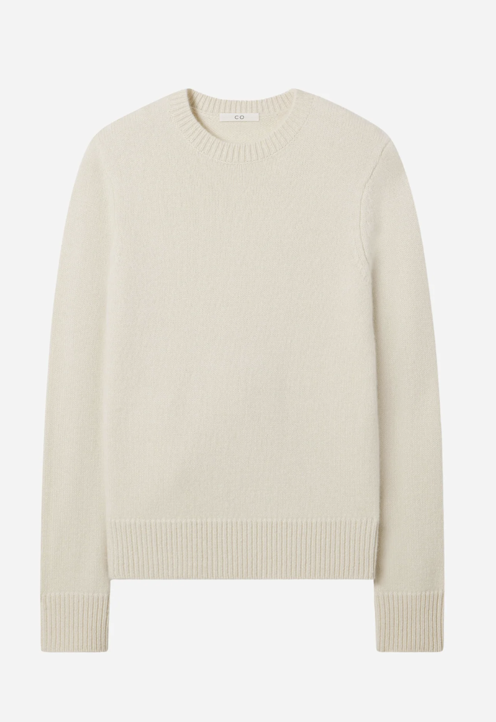 CO Crew Sweater in Wheat Cashmere