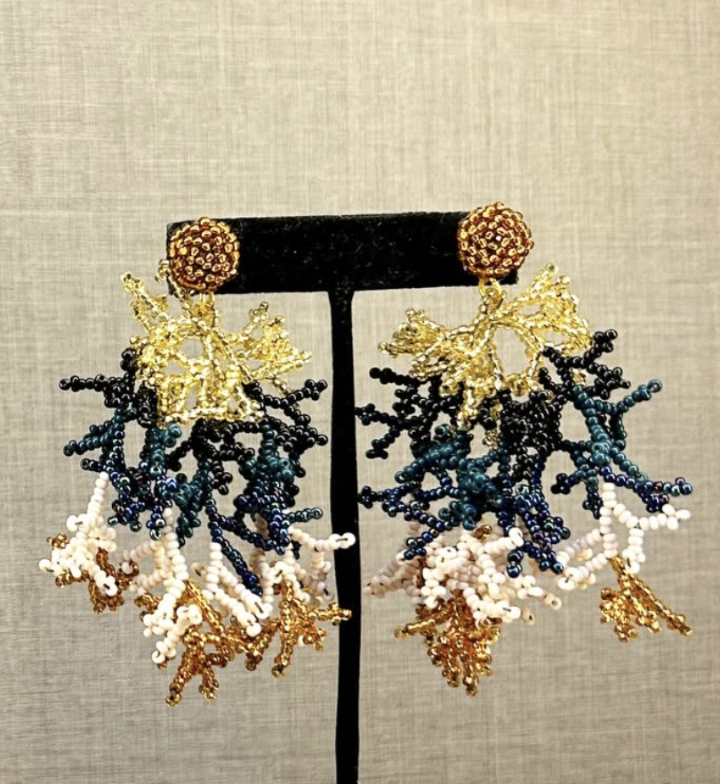 Fahoma Coral Beads Earrings
