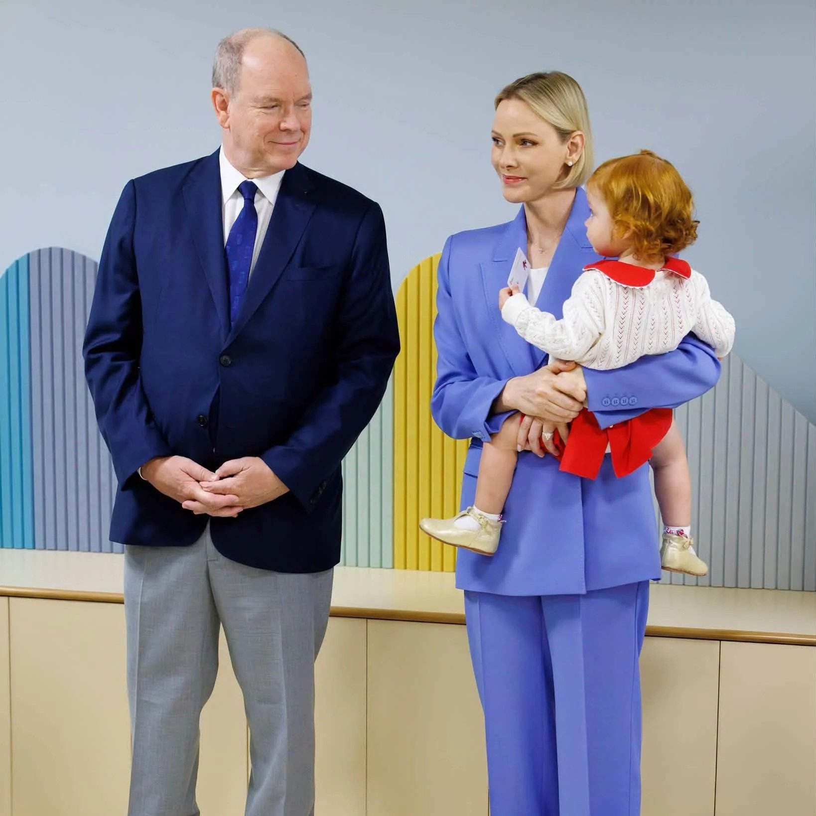 Prince Albert and Princess Charlene open Ida Daycare Center