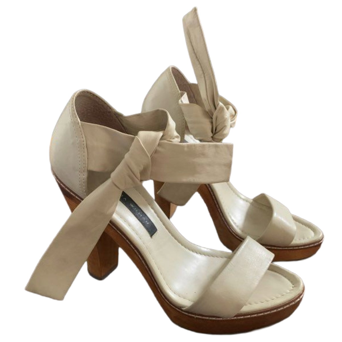 Zara Bow-Tie Sandals with Wooden Heel.png
