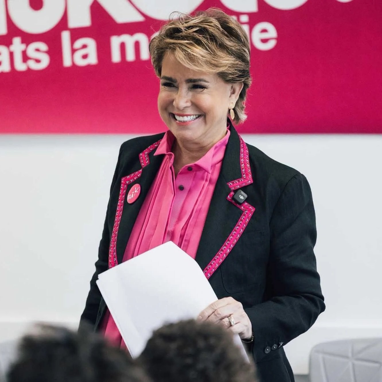 Grand Duchess Maria Teresa takes part in ELA International's Dictation campaign