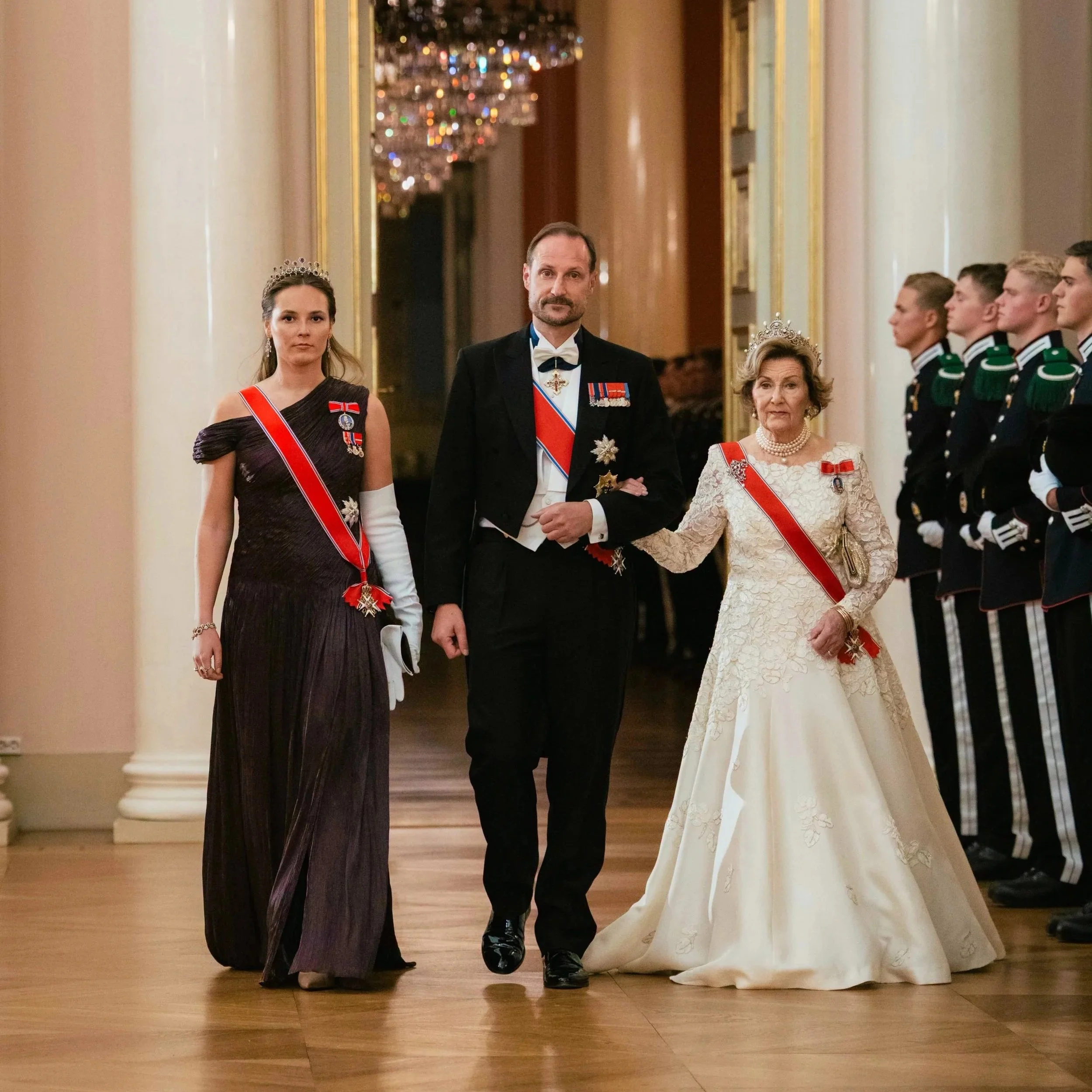 Norwegian Royal Family hosts gala dinner for members of Parliament