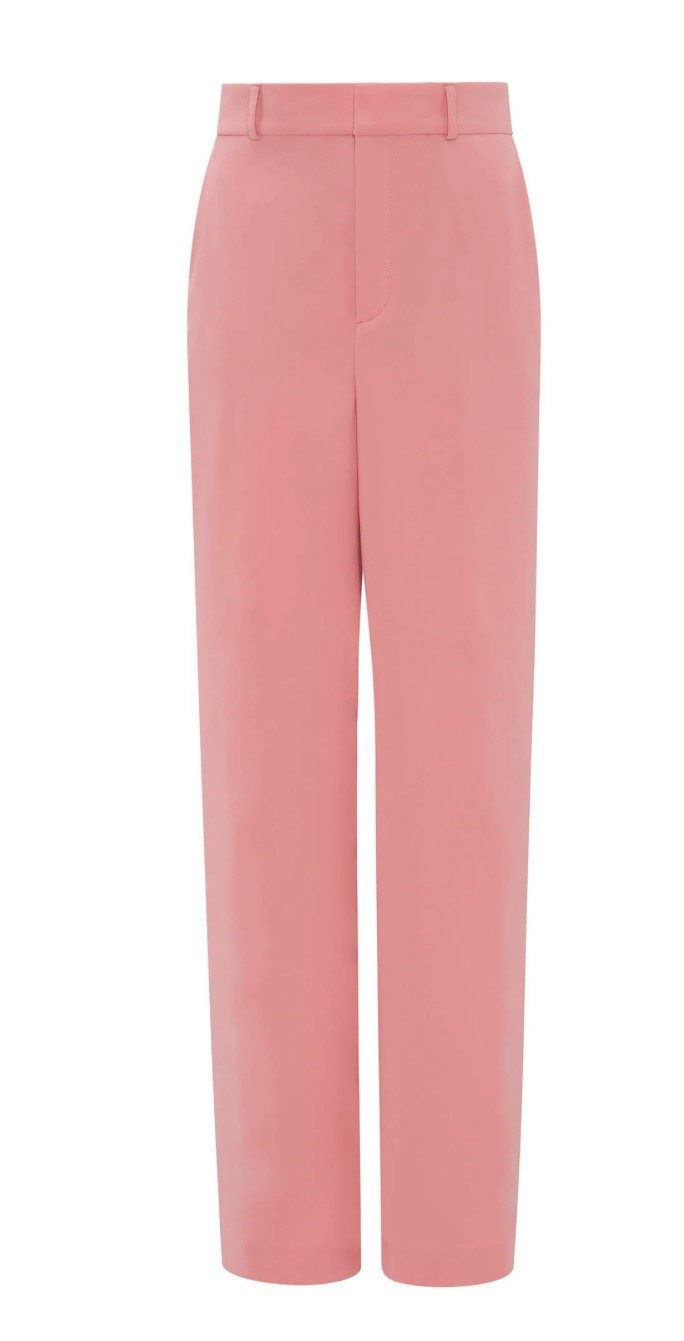 Mirto Fluid Suit Trousers in Coral