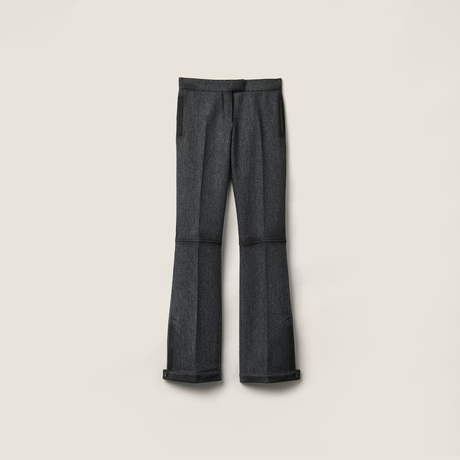 Miu Miu Double Wool Pants in Grey.png