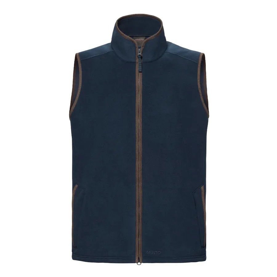 Musto Men's Fenland 200 Polartec Vest in 597 Navy