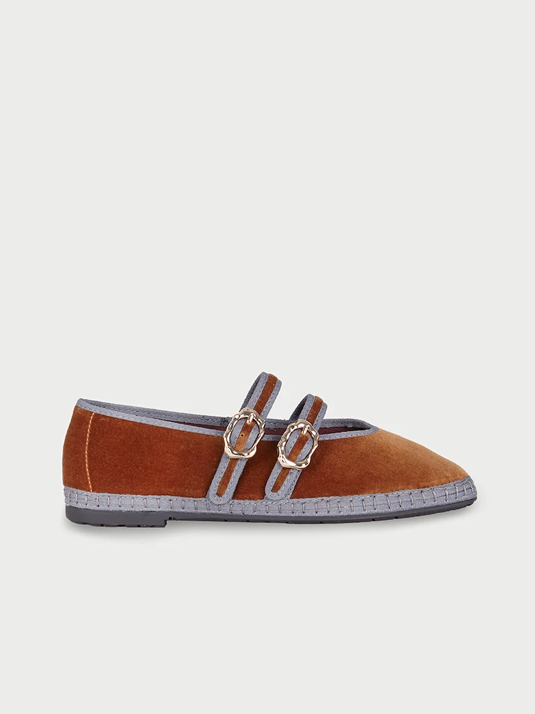 Flabelus Claire Shoes in Cinnamon