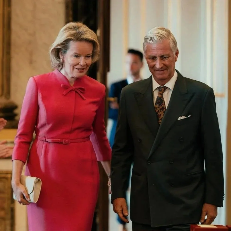 King Philippe and Queen Mathilde host reception at Royal Palace