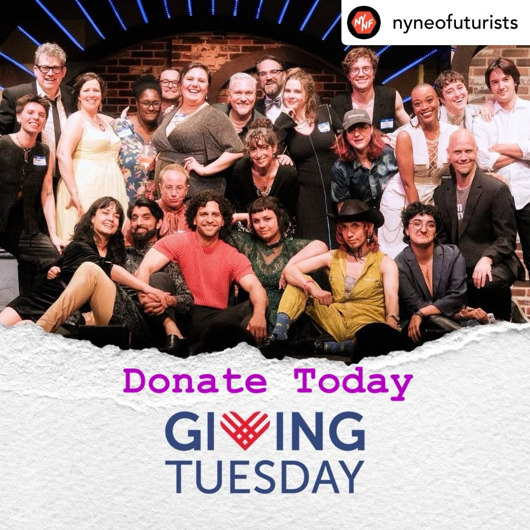 It&rsquo;s Triple Tuesday &mdash; all donations matched!!! &bull; @nyneofuturists Giving Tuesday began as a global push to turn one day of the year into a moment of generosity instead of consumption. It&rsquo;s a reminder that the work we value only 