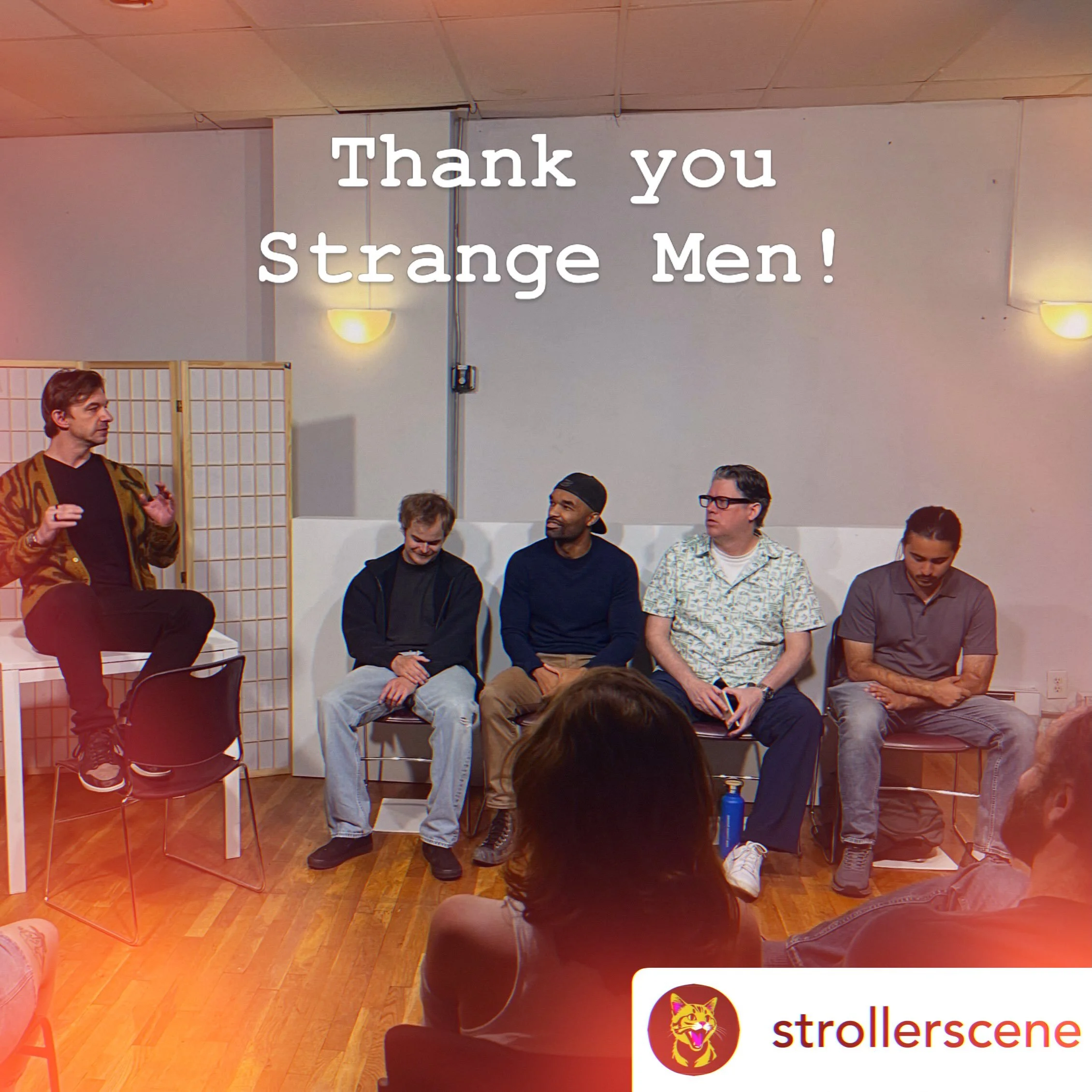 Thank you @strollerscene and everyone who came out last week to Strange Men by the generous and iconic @sbernstein45. Big thanks to @cdiercks and the team for all the insights and guidance. So amazing to dive into this real n fun n wild ride with thi