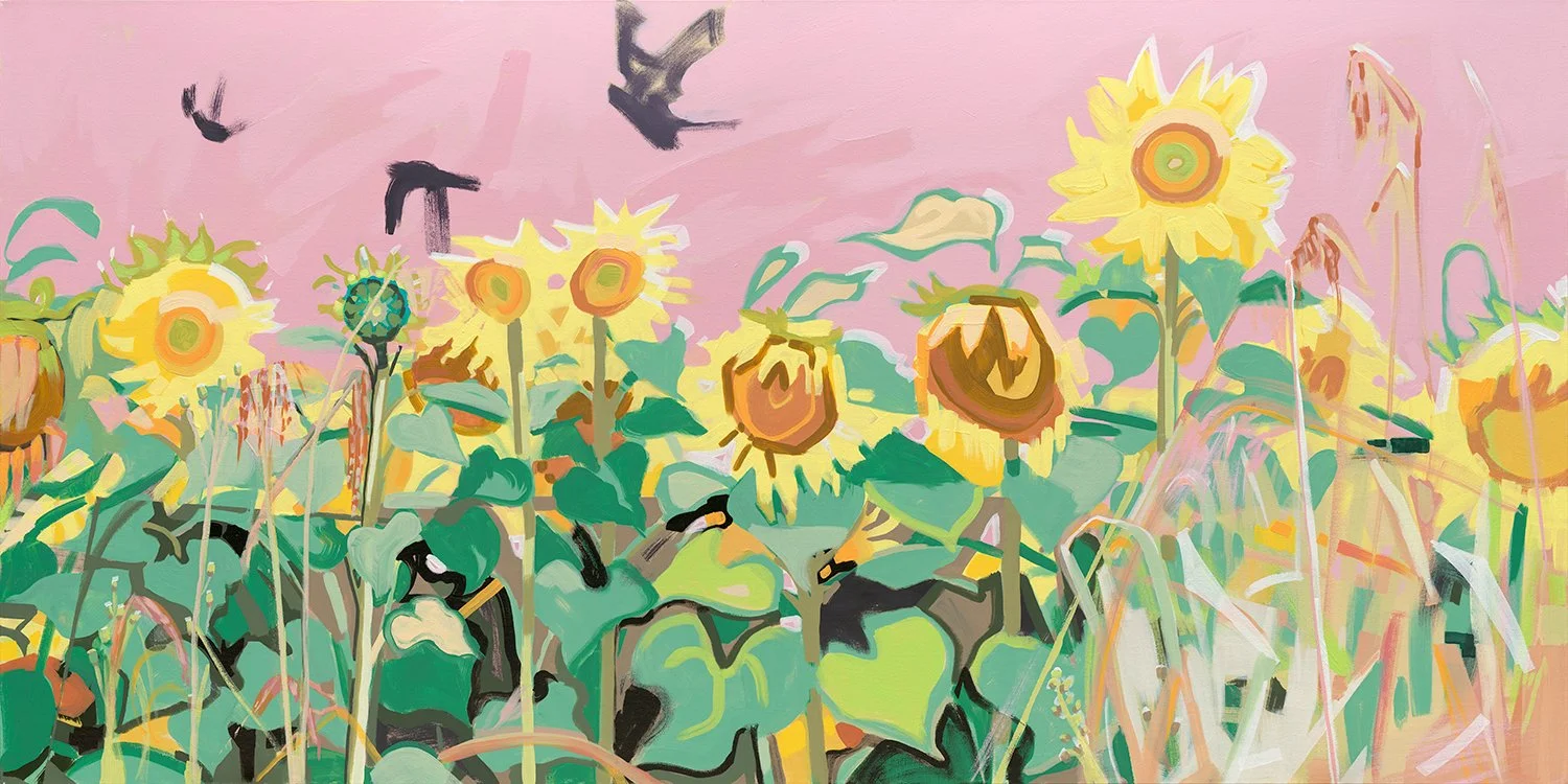 I'M HERE TO TALK WITH YOU AGAIN, 36" x 72" x 1.5", Acrylic, $3,000.