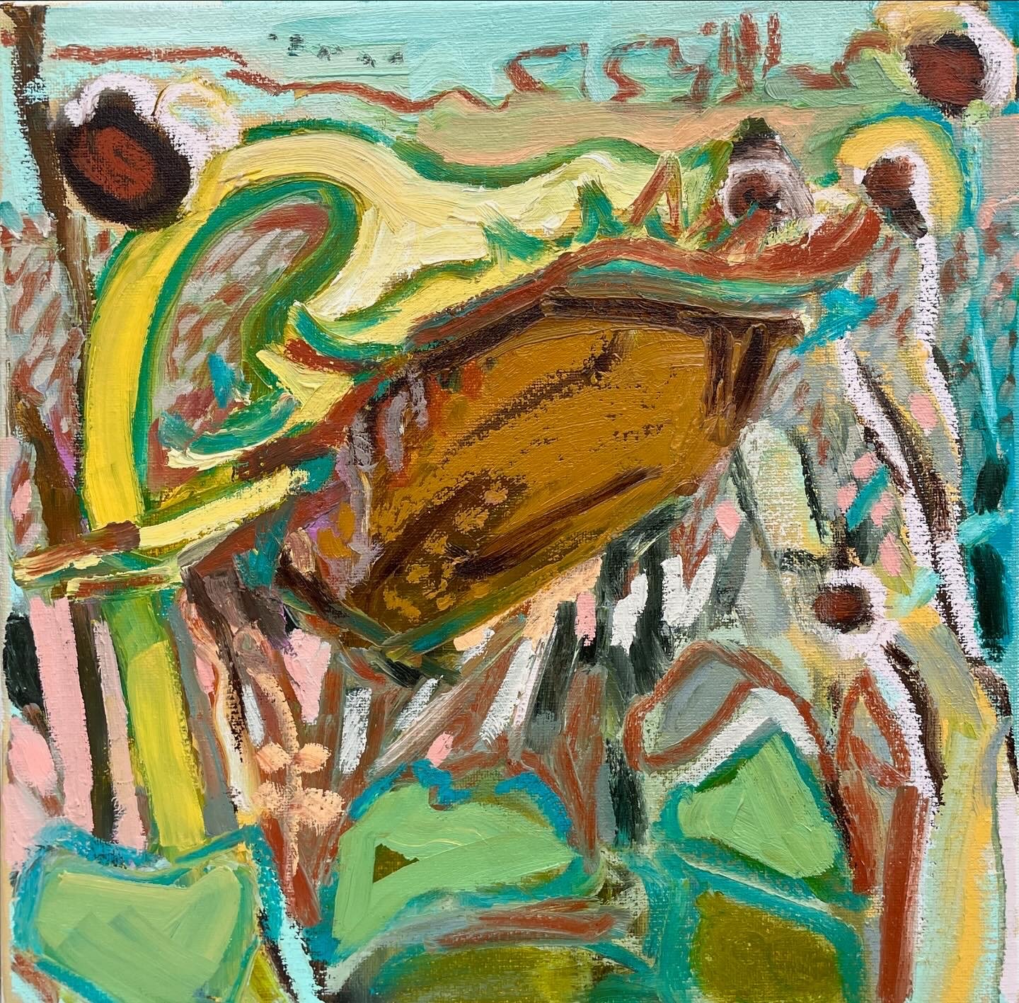 VINCENT - 12x12, oil on camvas, $360 F