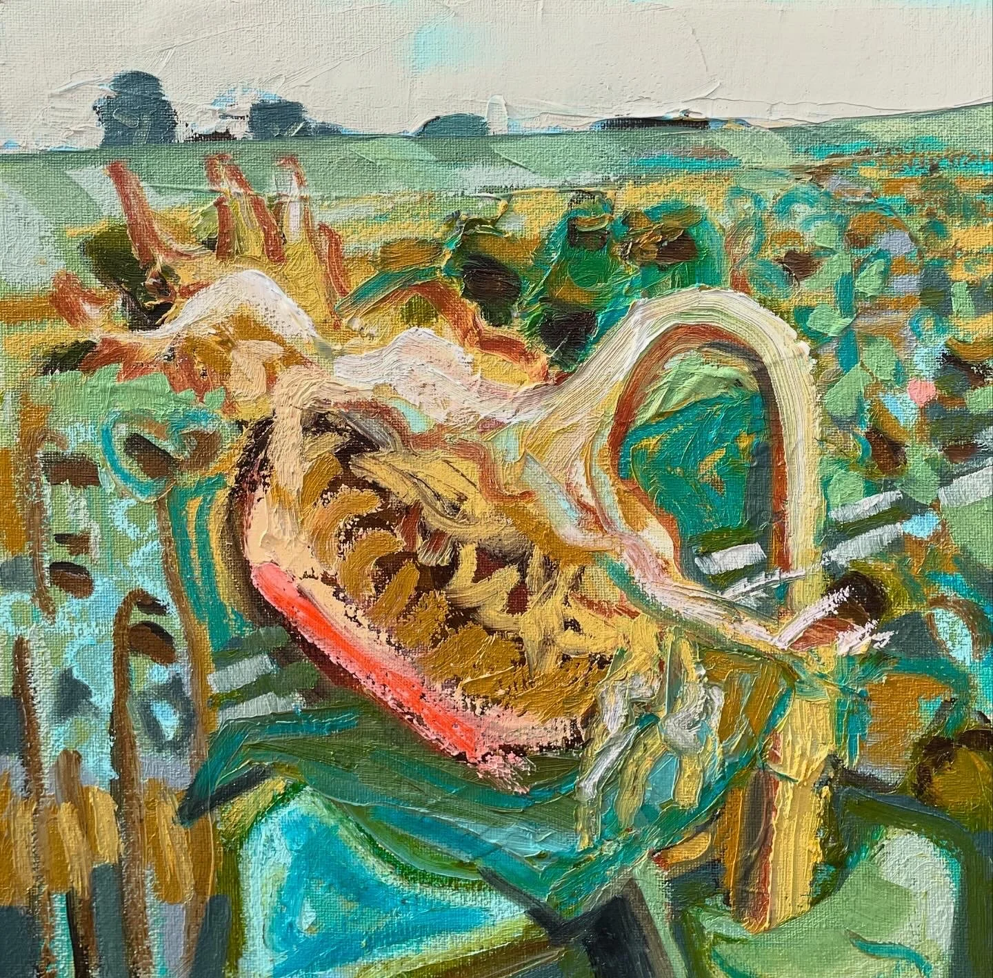 RENE - 12x12, oil on canvas, SOLD