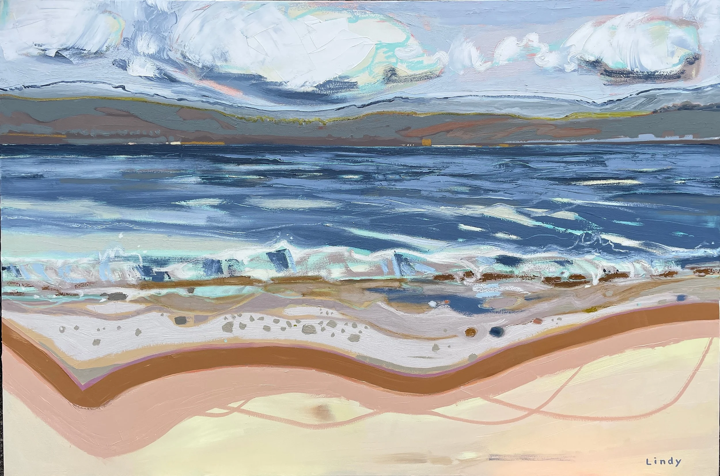 SIMPLE LIFE 2, 40X60X1.5, acrylic on canvas, $2,500.