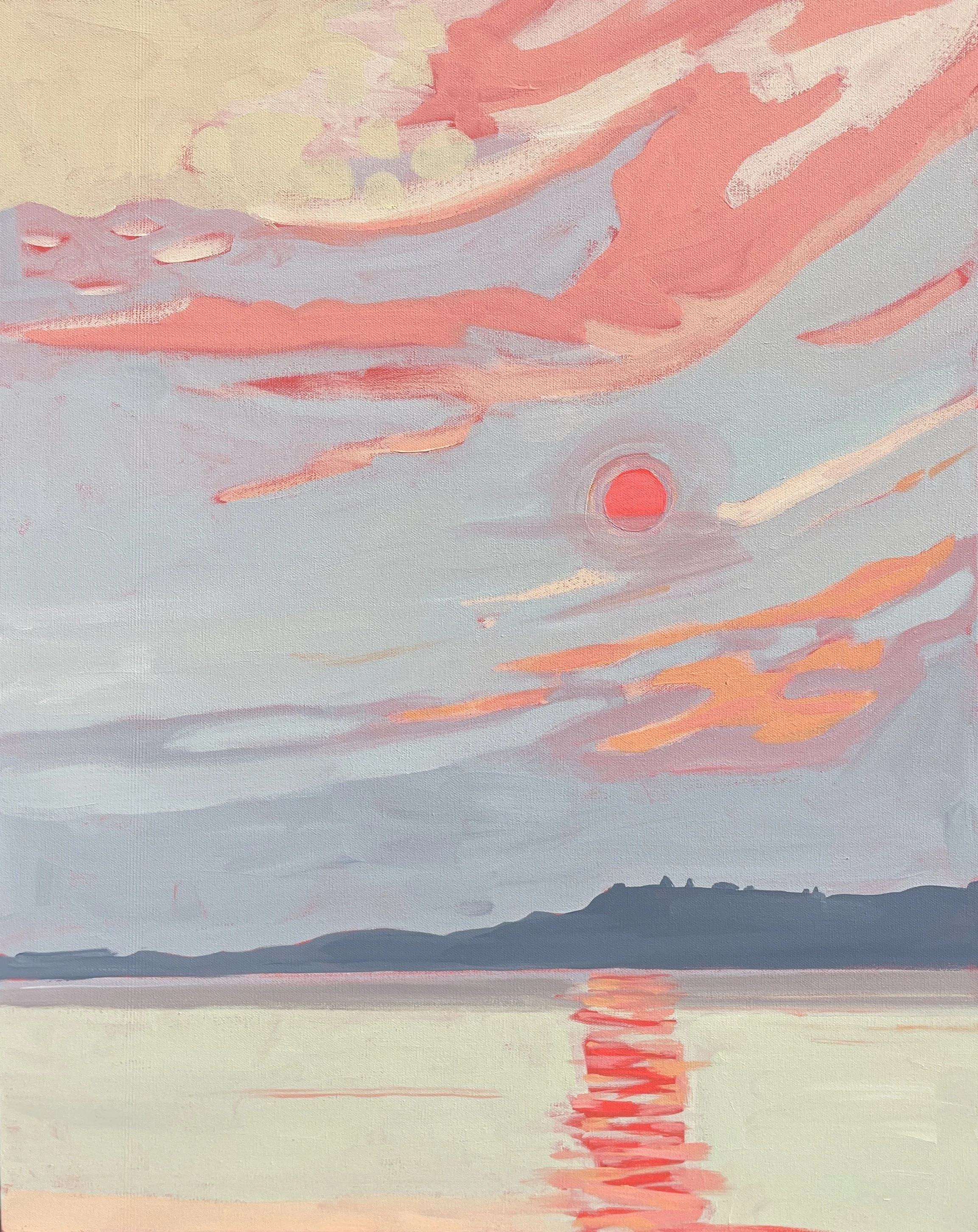 SMOKIN' H2O- 30x24x1.25, acrylic on canvas - $975.