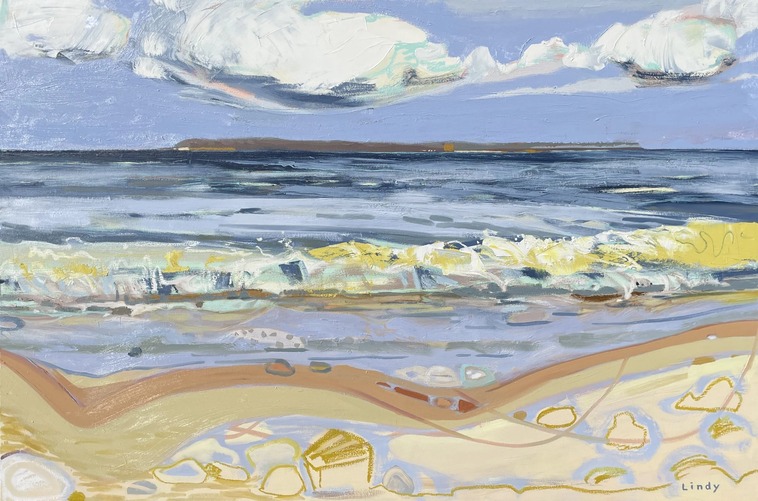 AMBER WAVE- 40”x60”, oil on canvas, $2,500.