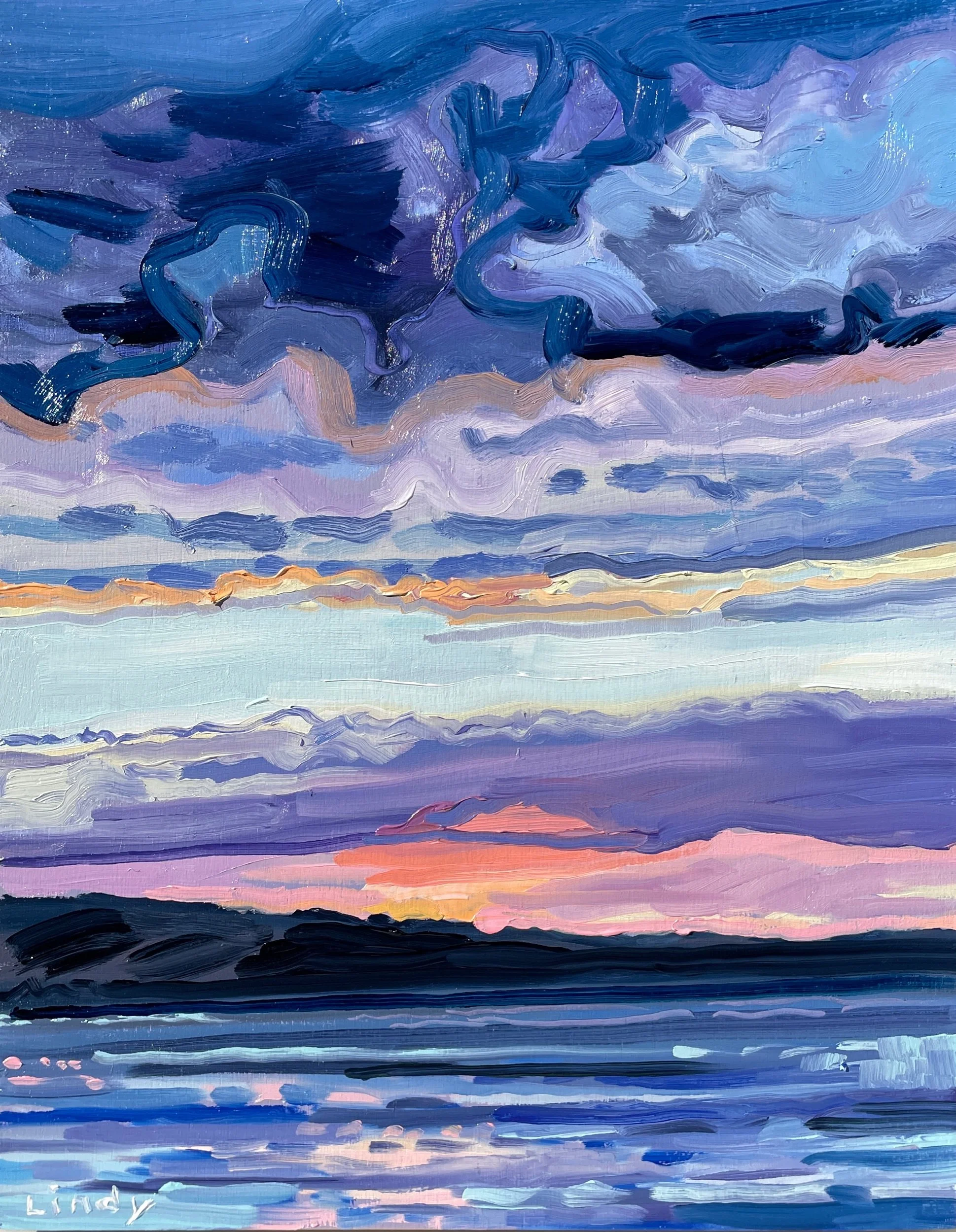 COME AWAY WITH ME- 14x11x1.5, oil on Birchbox, $375.