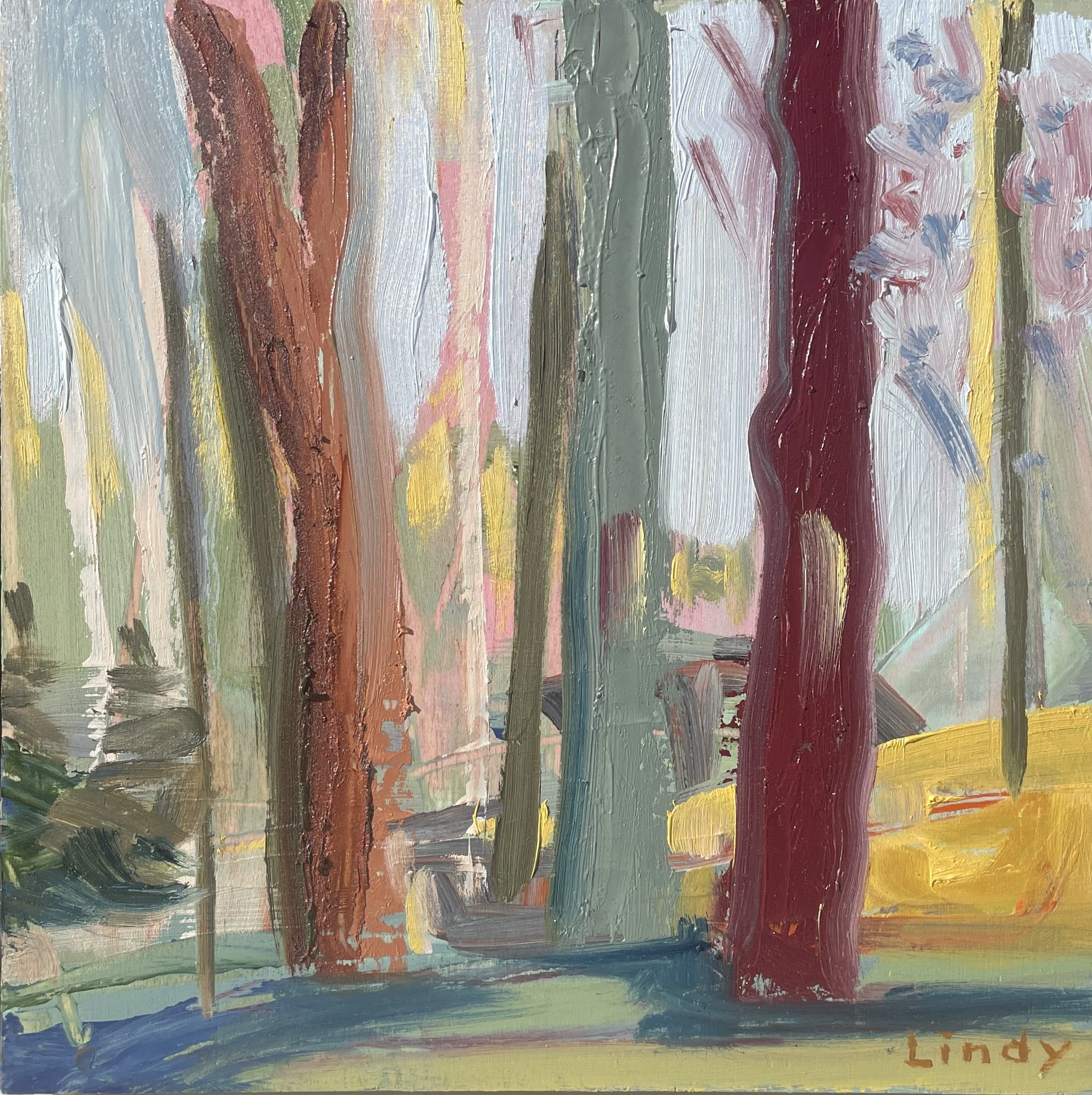 THREE WISHES- 8x8x1.25, oil on birchbox, $185.