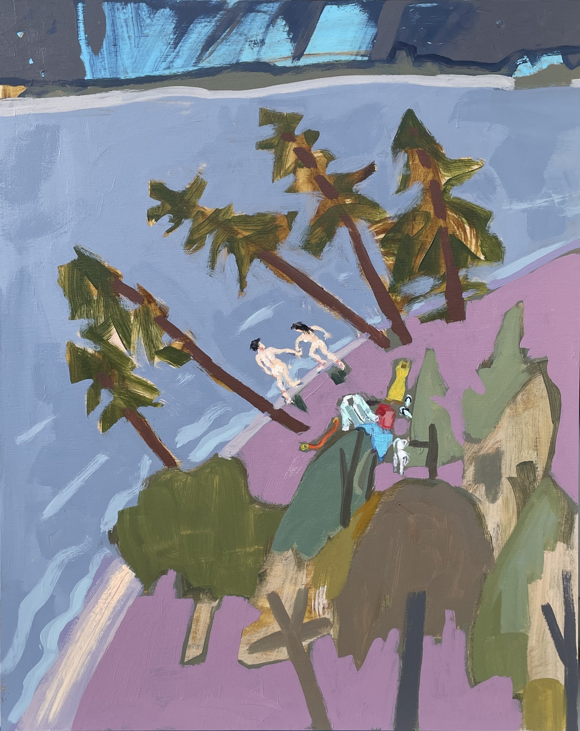 ADVENTURES IN EMPIRE 2 - 20x16x1.5, acrylic on birchbox.SOLD