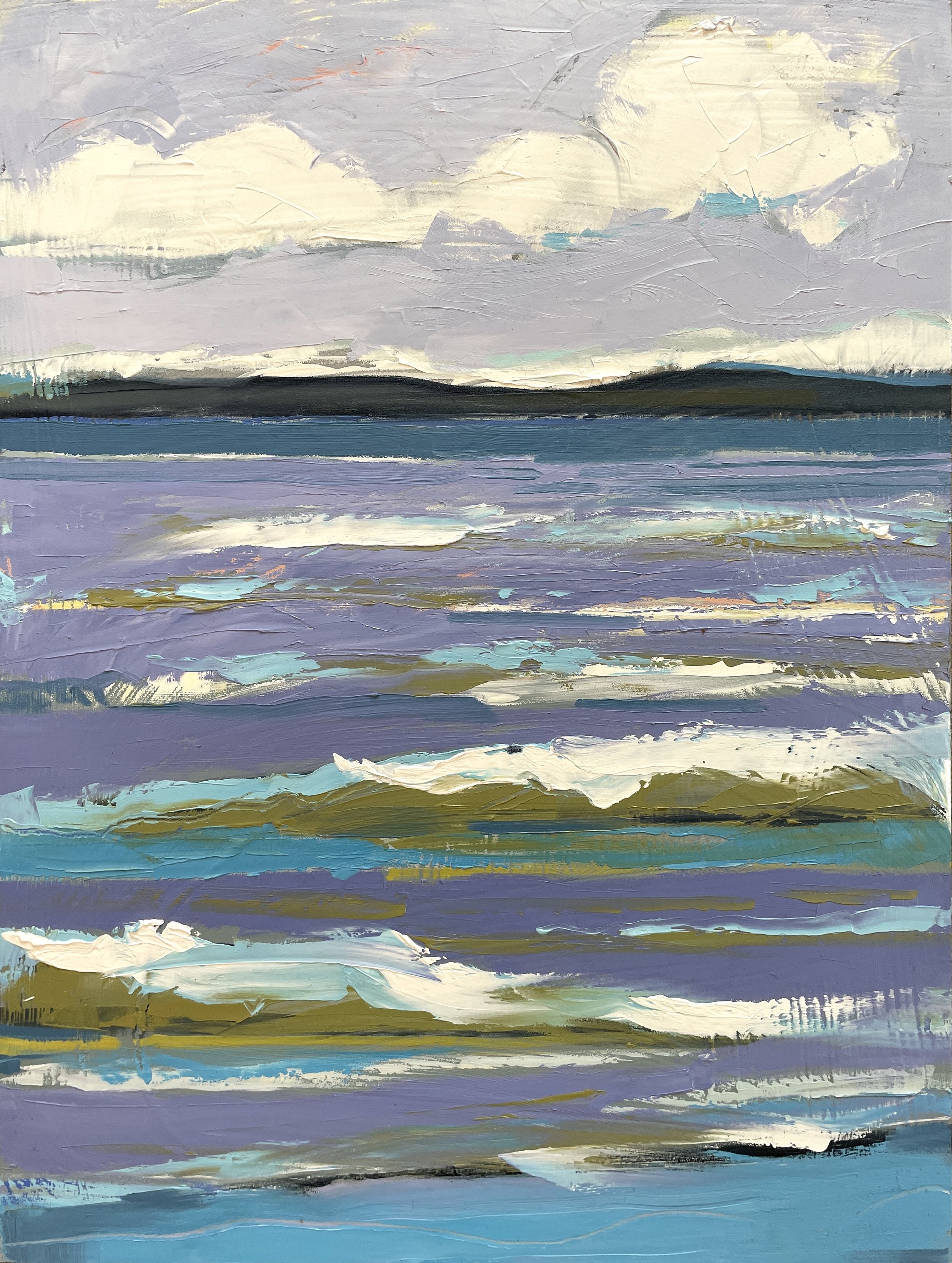 LAVENDER DAYS - 16X12, oil on aluminum, $450 F