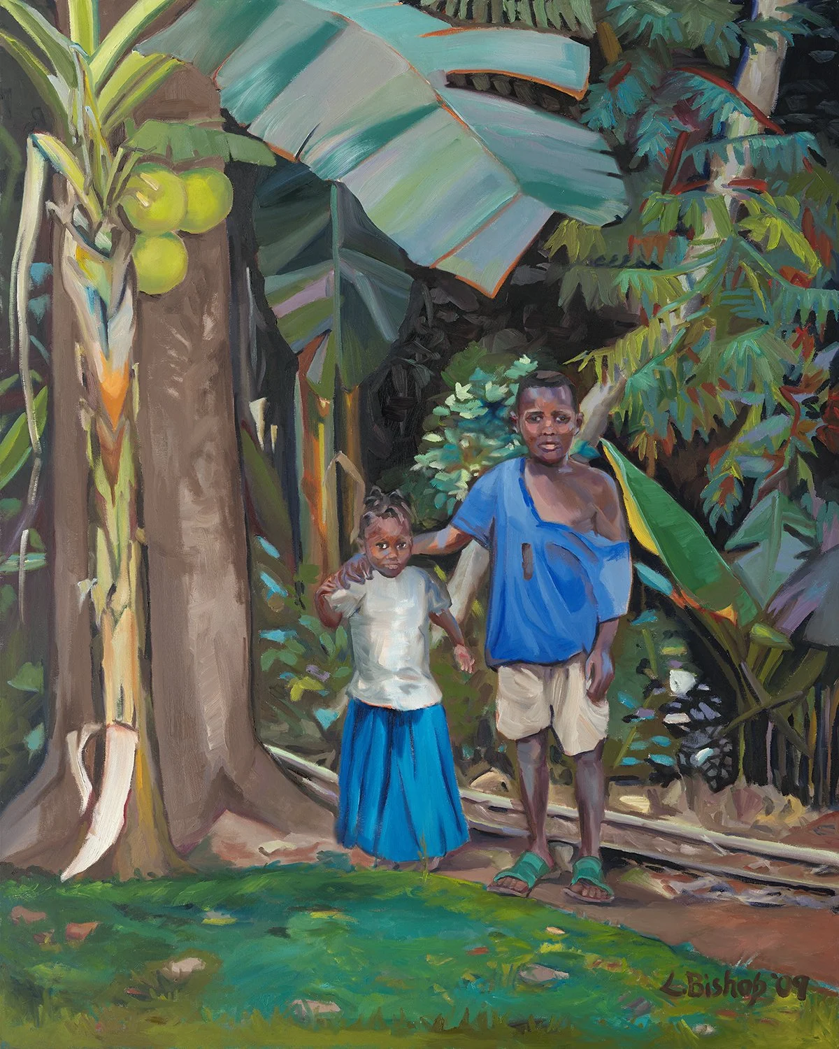 BIG BROTHER- 6ft.x 4ft.x1.5", oil on canvas, SOLD