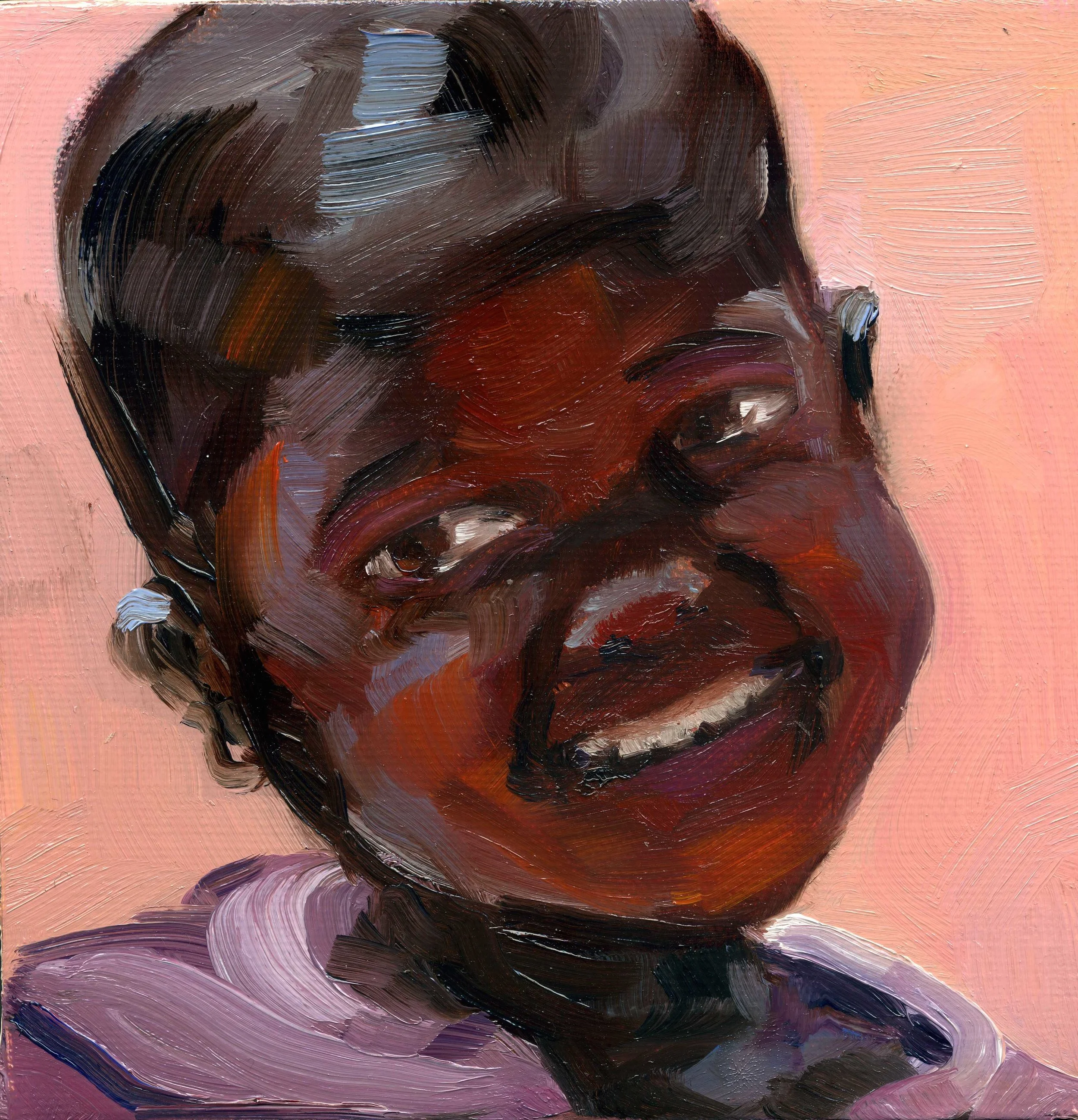 VALENTINE'S DAY- 6"x6"x1.5", oil on canvas, SOLD