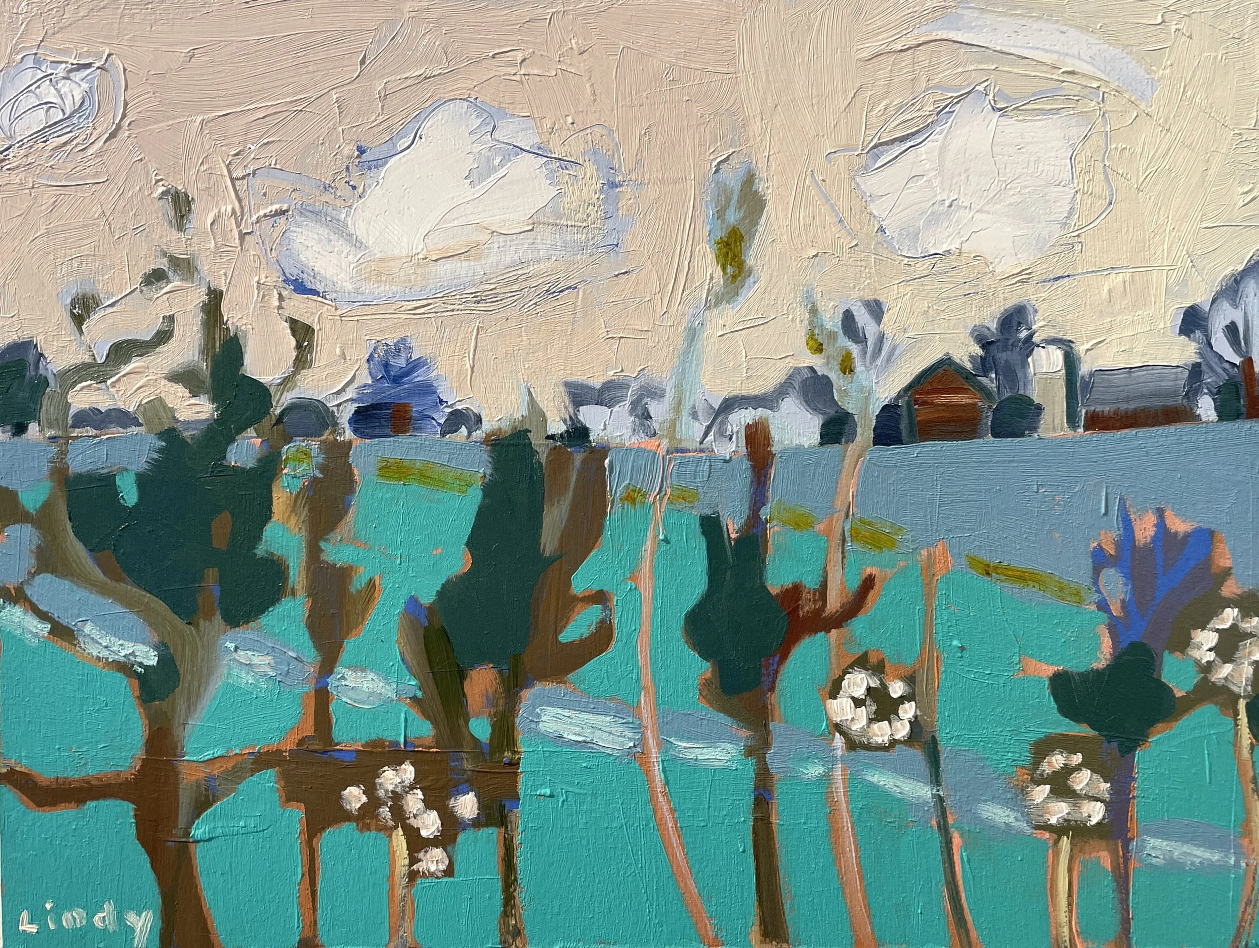 YOUNG TARTS - 9x12, oil on birchbox, $225.