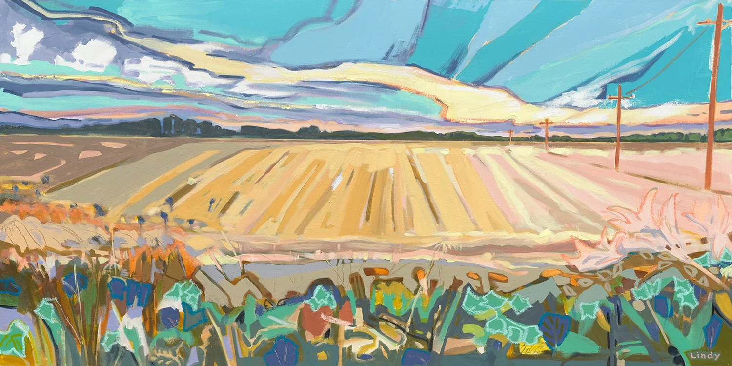 TODAY'S THE DAY- 36x72x1.25, Acrylic on Canvas