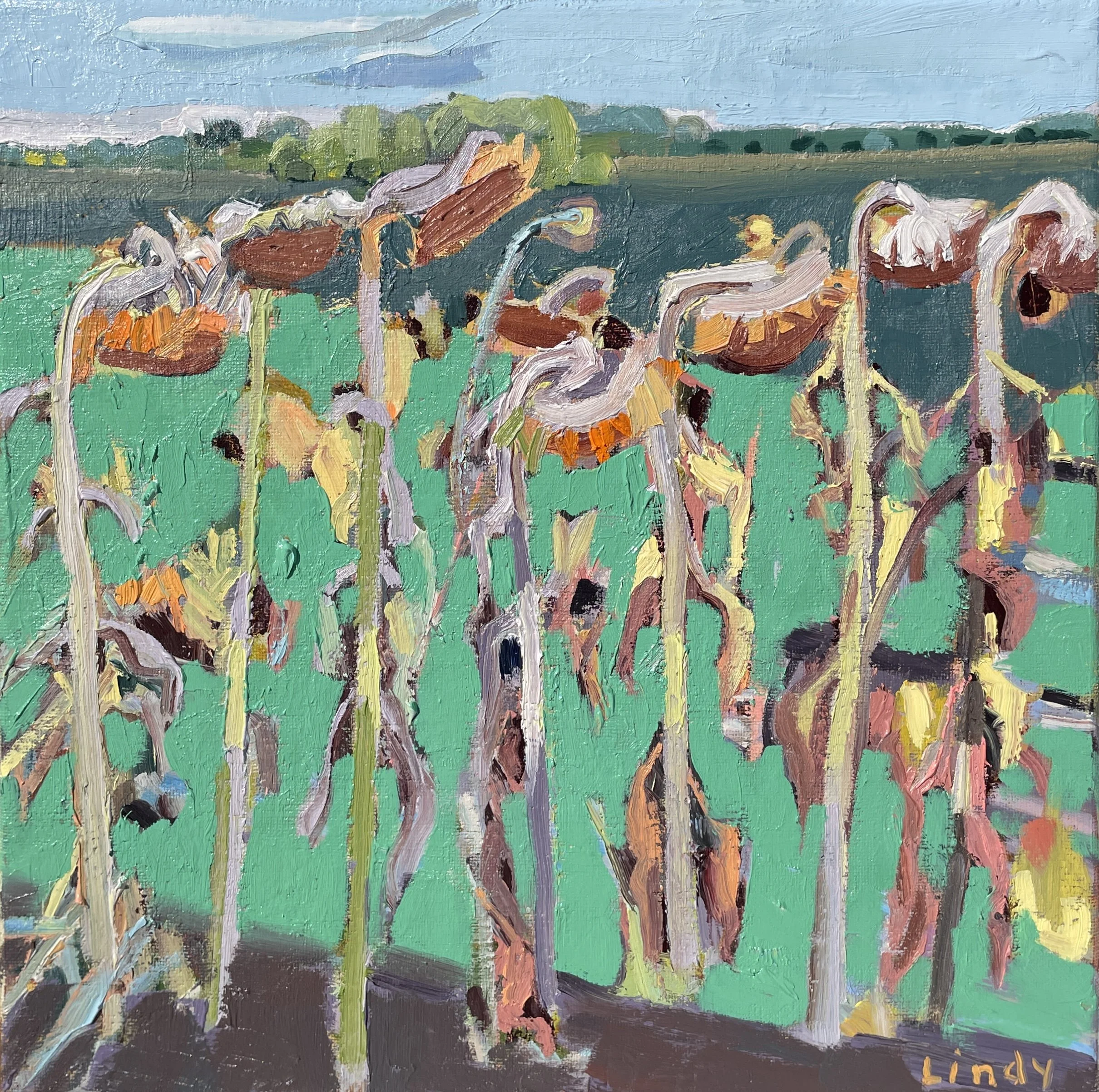 HARMONY - 12x12, oil on canvas, $375.F