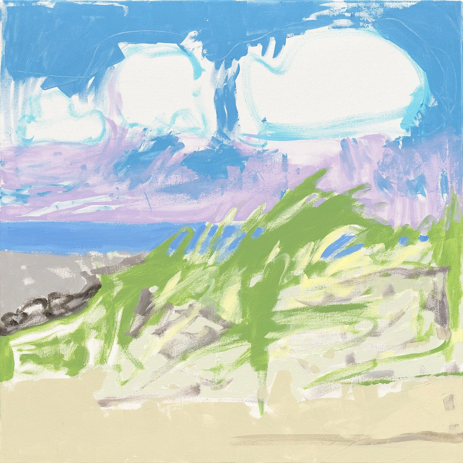 DUNE FEELS 2- 36x36x1.5, acrylic, $2100.