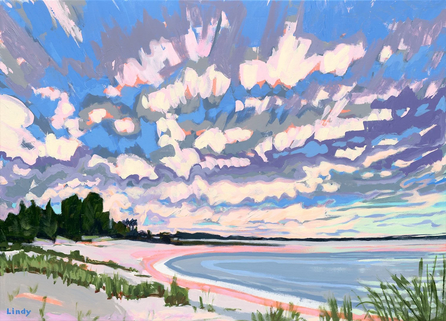 NIGHTS LIKE THIS- 41"x57", acrylic on canvas, $3500.