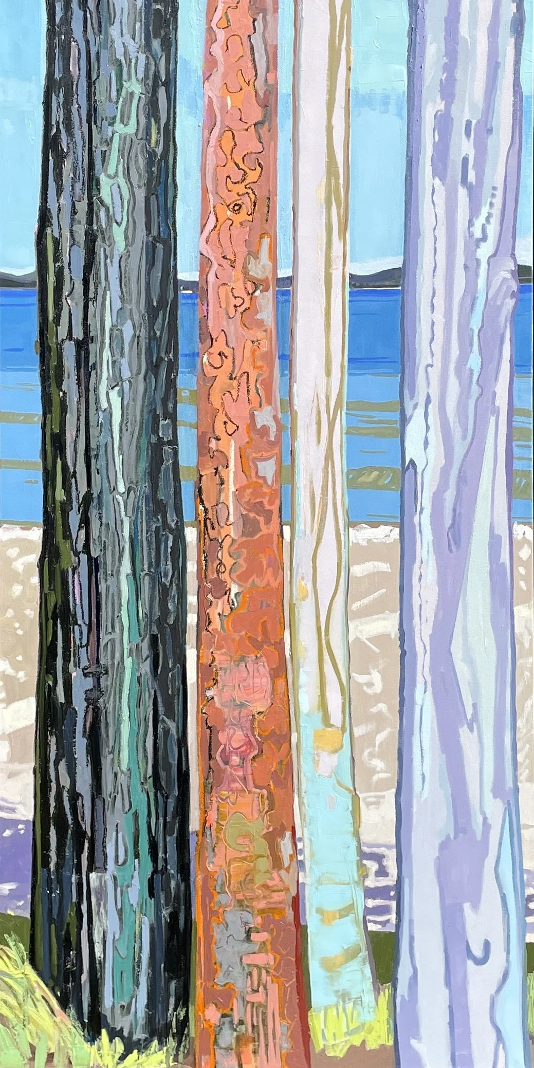 DISCOVERY- 72X36X1.25, oil on canvas, $4200.
