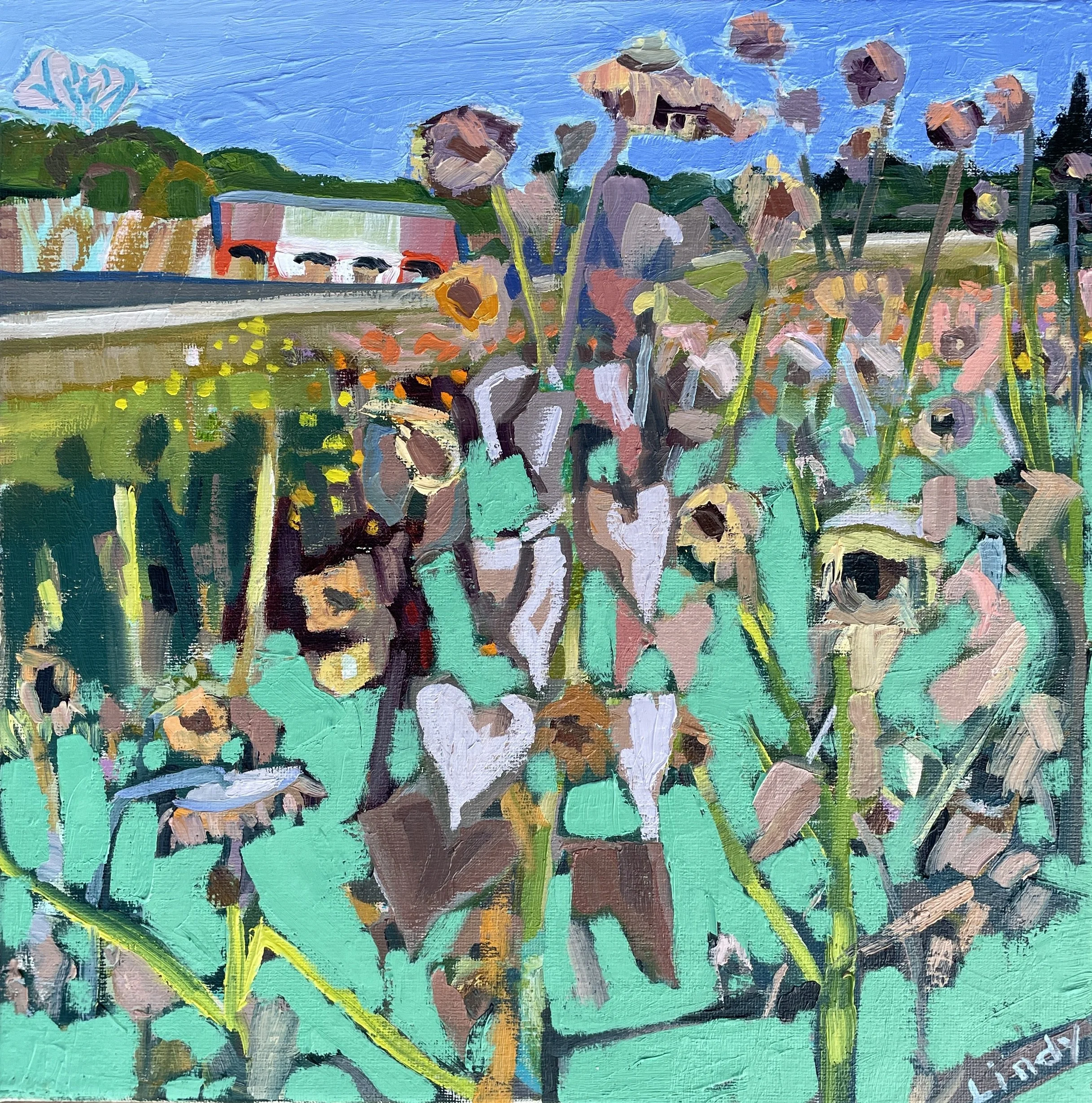 DAYS LIKE THIS - 12X12, oil on canvas, $475.F