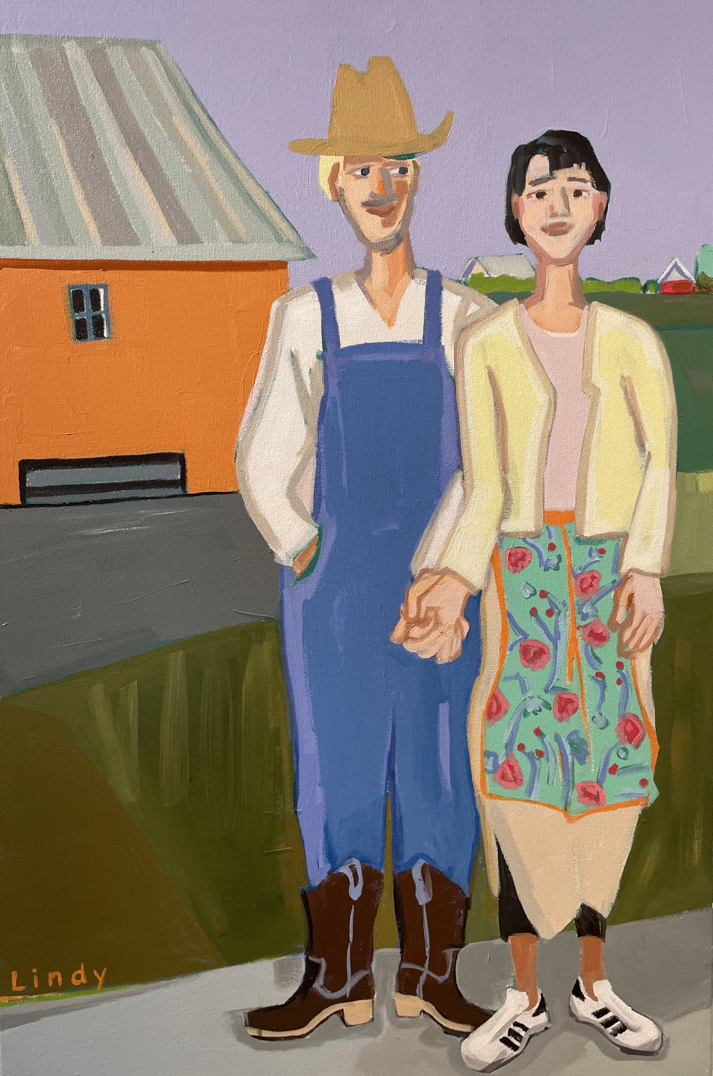 Hold My Hand- 36x24x1.5, acrylic on canvas, $1200.