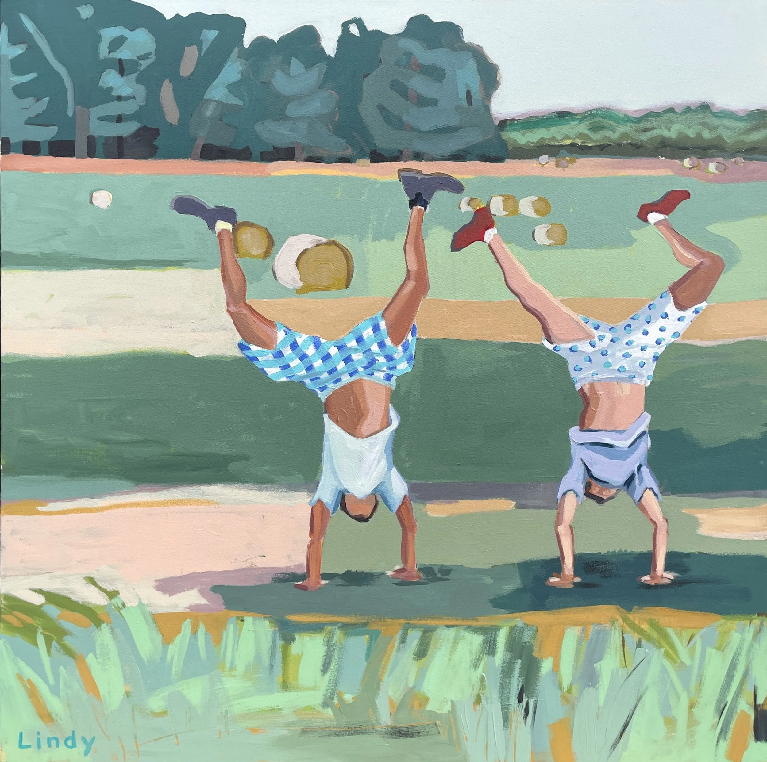 SHORTS - 36 X 36 X 1.25, Acrylic on Canvas, $2,100.