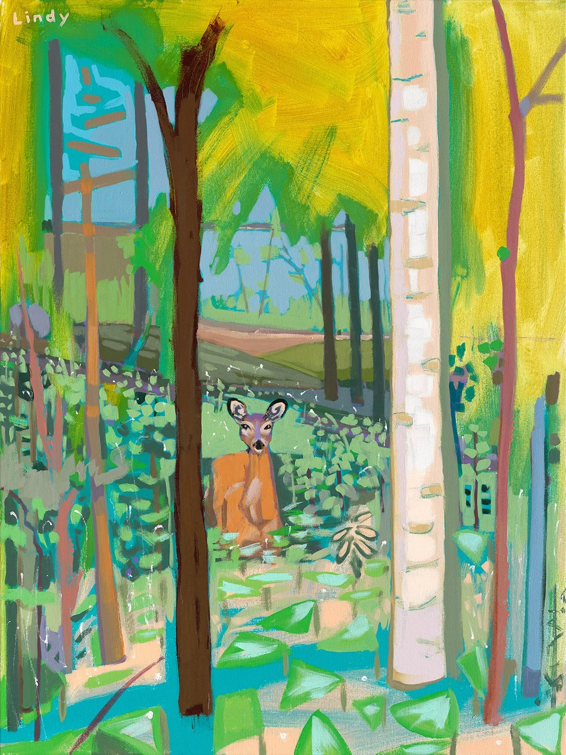 Welcome To My World - 40X30, acrylic on canvas, $2,000. 