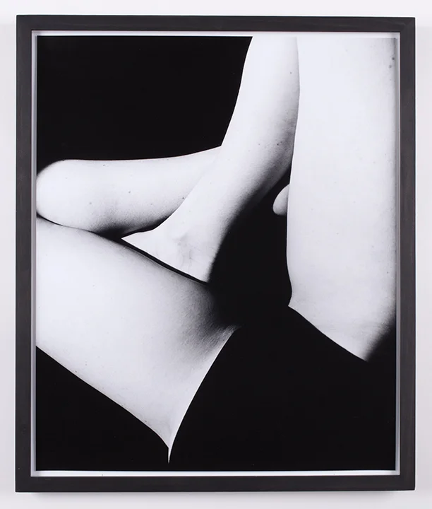Crossed Legs, Inverted, 2015, silver gelatin print, 20 x 24 inches