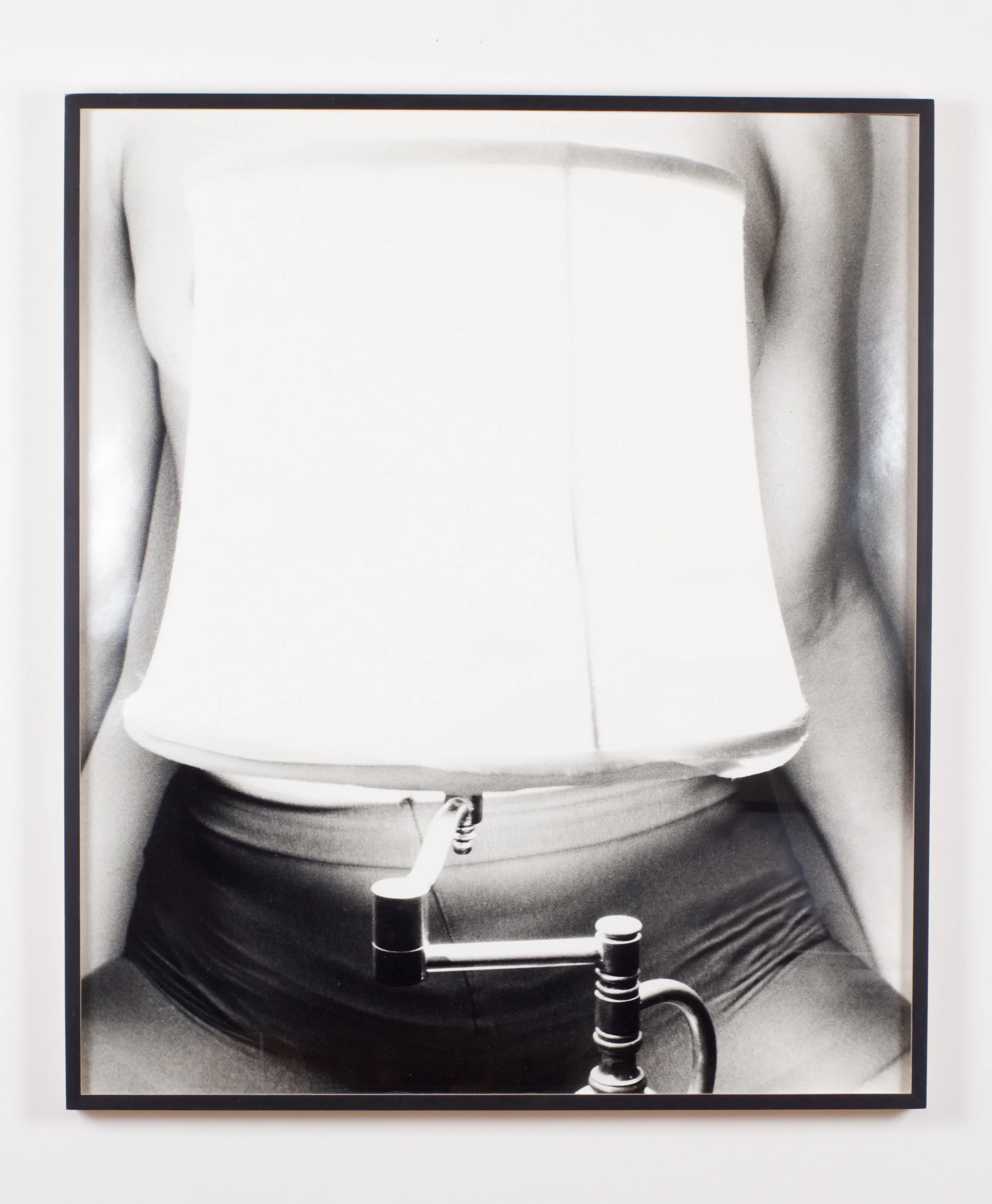Self Portrait with Lamp , 2012, gelatin silver print, 24 x 30 inches