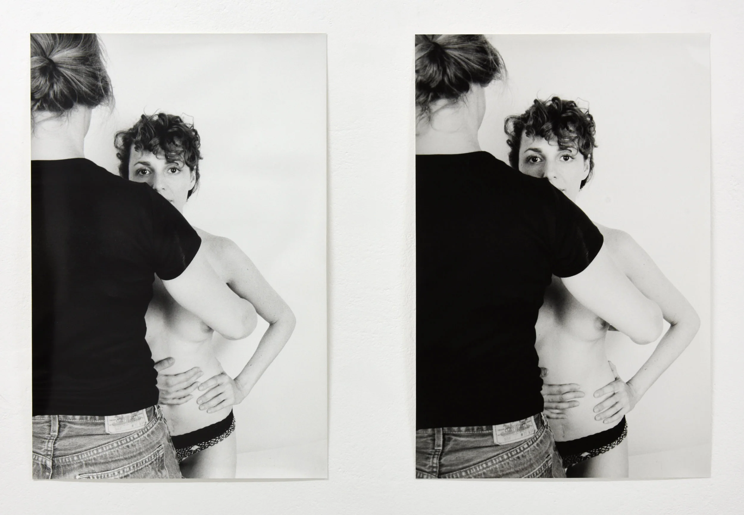 Masha 1-2 , 2015-2018, gelatin silver prints, 22.5 x 15 inches each