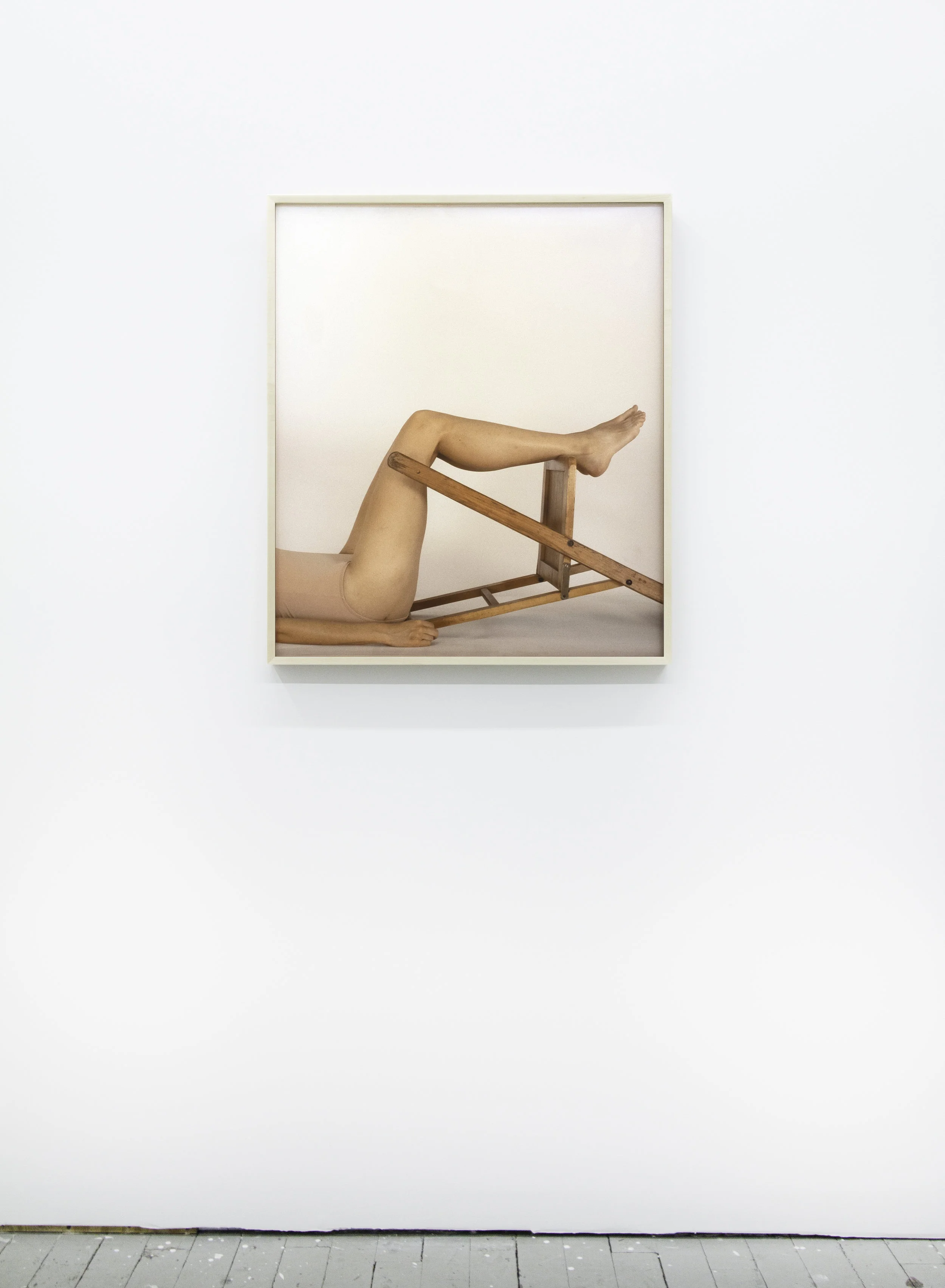Legs and Chair (Armature) , 2019, archival pigment print, 28.5 x 33.5 inches