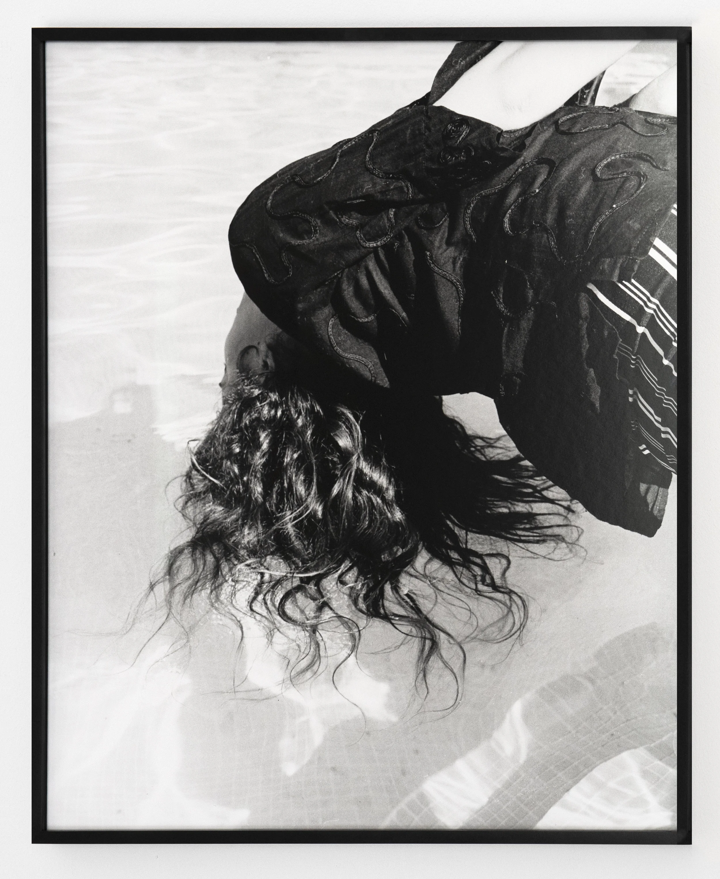 Hair in Pool , 2019, gelatin silver print, 20 x 24 inches