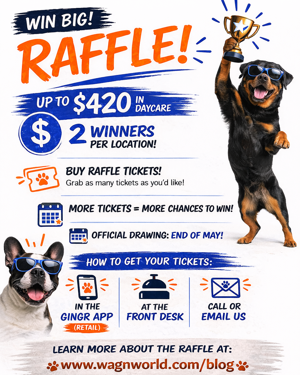 Wag'n World Raffle Challenge 