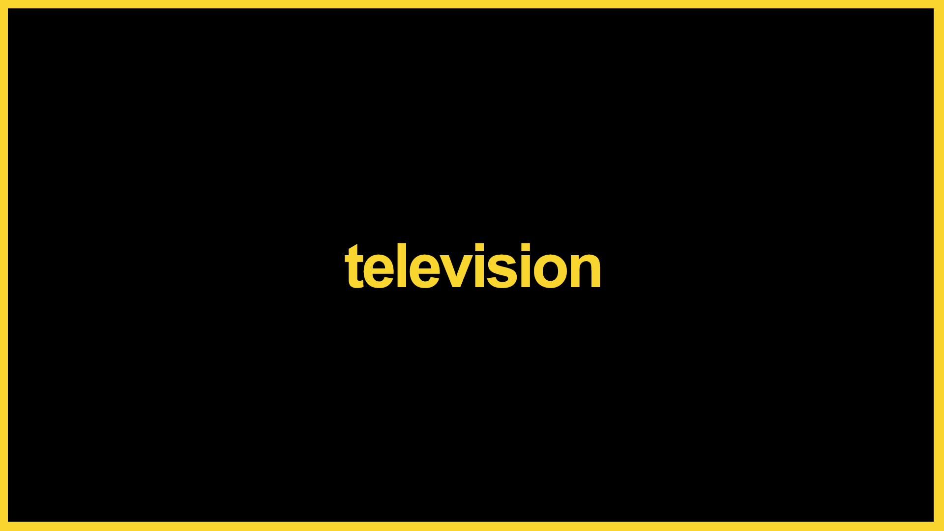 television