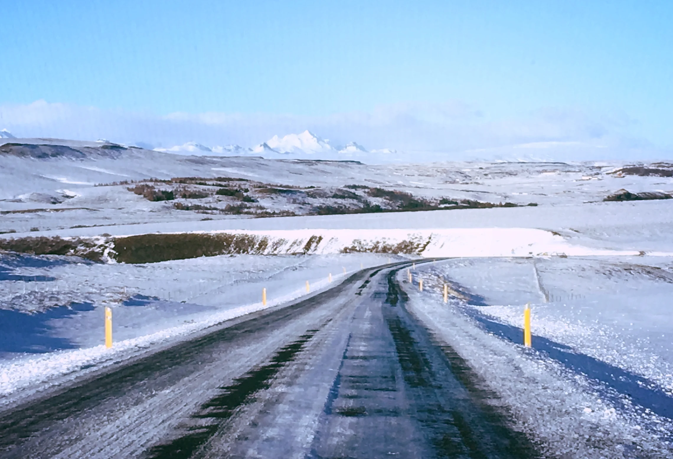Somewhere between Reykjavik and the Secret Lagoon. Thank goodness we were upgraded to 4-wheel drive!