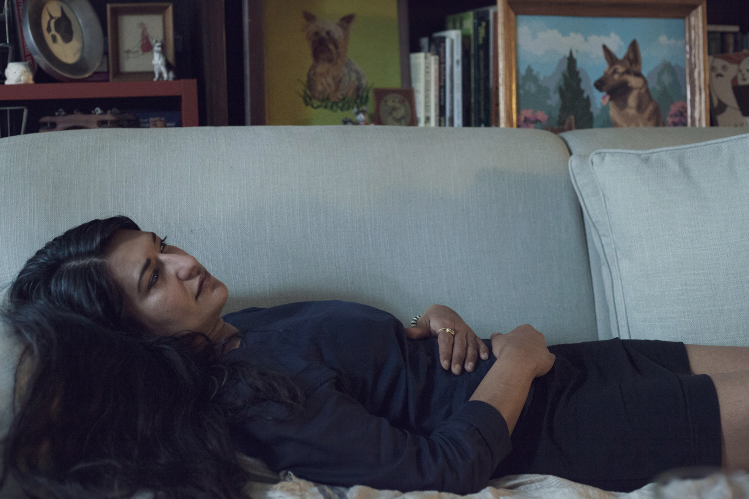 Visiting #4 (Sonia and dogs) , 2013