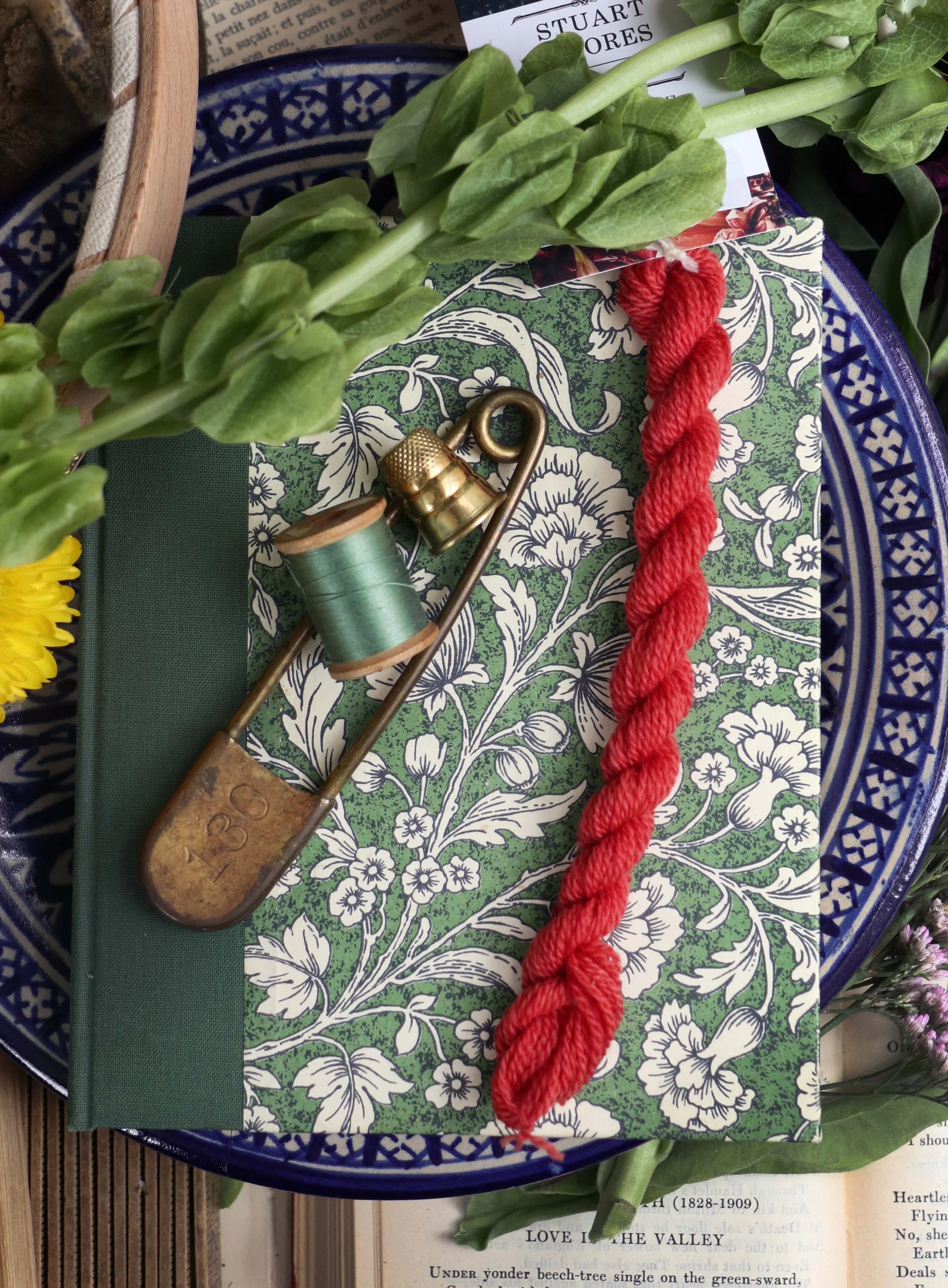 'PAPRIKA' Naturally Dyed Wool Embroidery Floss Single