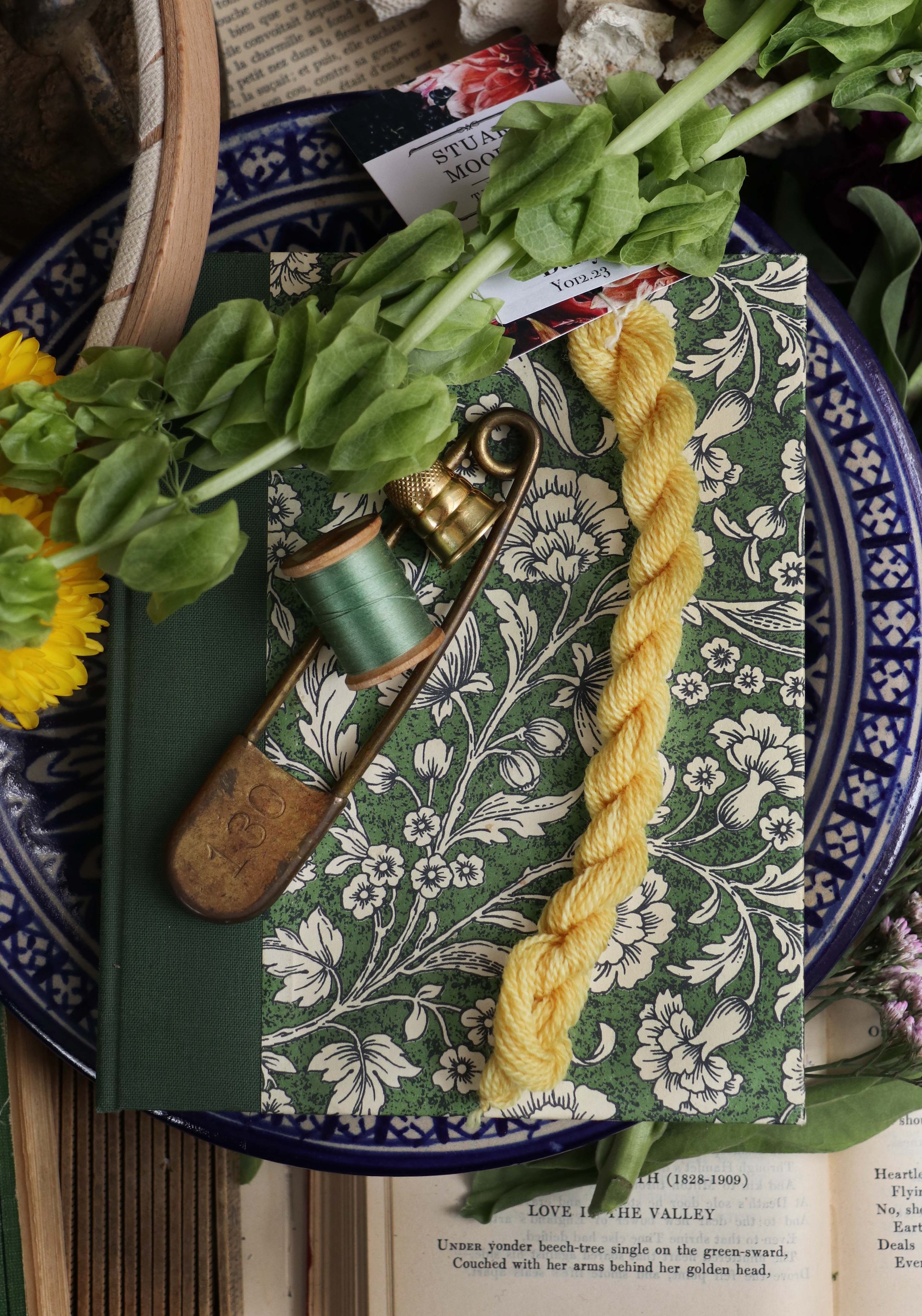 'DAISY' Naturally Dyed Wool Embroidery Floss Single