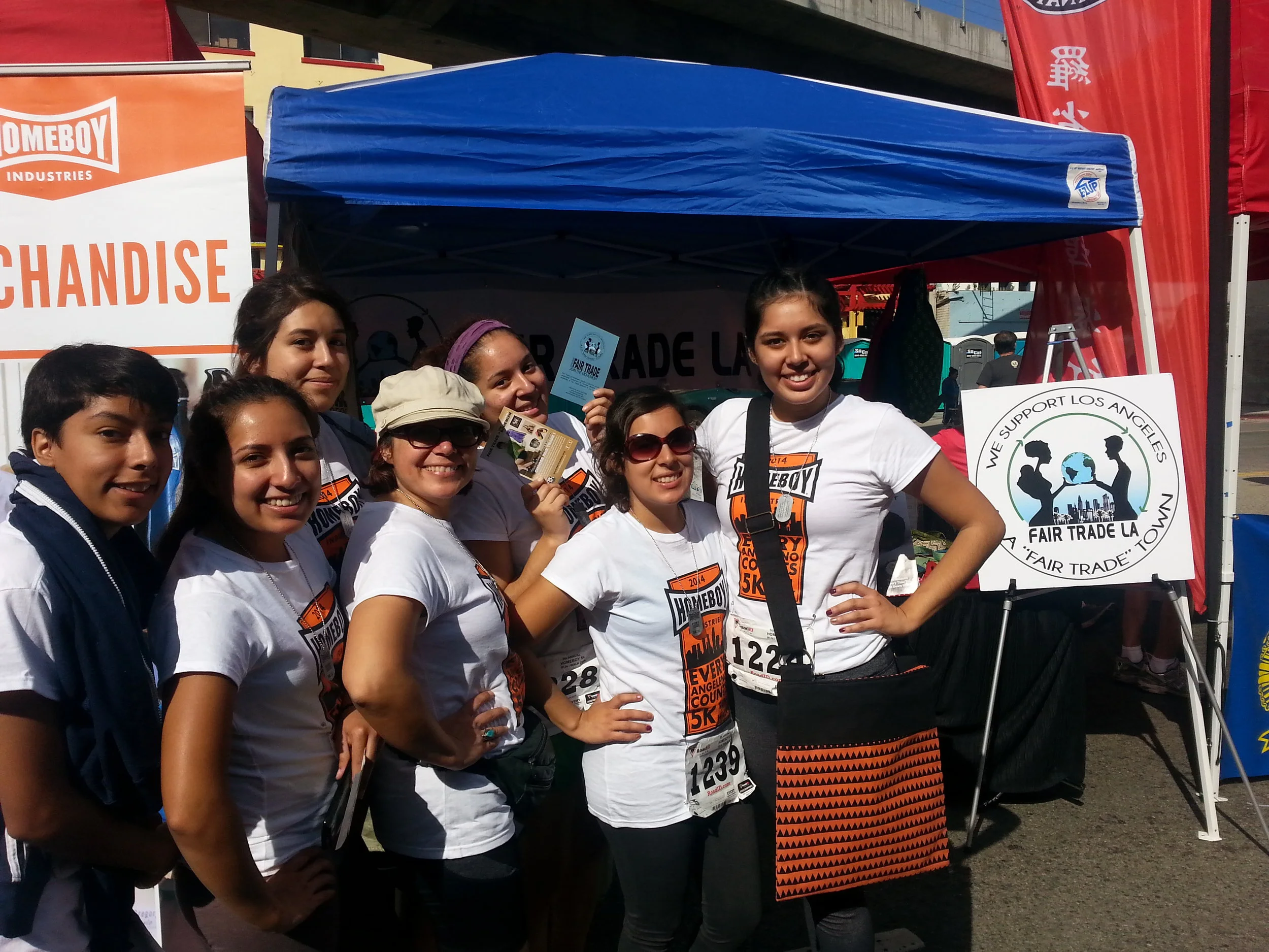Fair Trade LA @ Homeboy Industries’ “every angeleno counts” 5k 